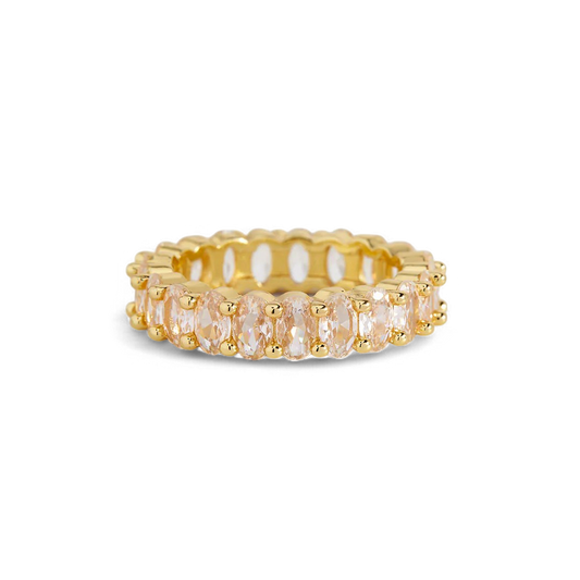 Bague d'éternité ovale