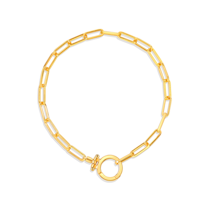Bracelet trombone menthe