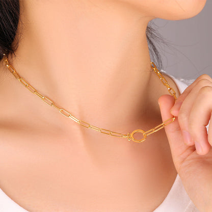 Collier trombone menthe