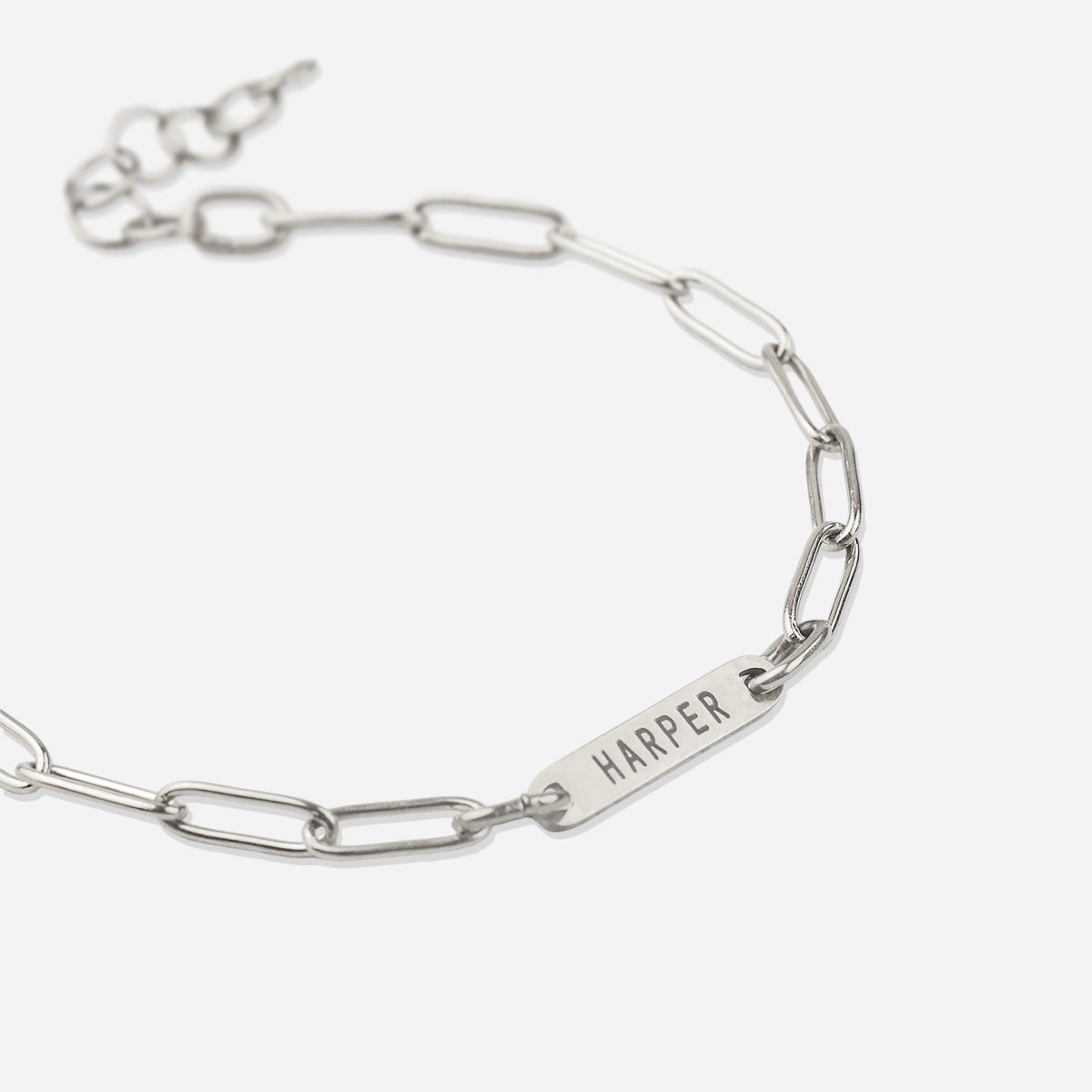 Paperclip Bracelet With Names