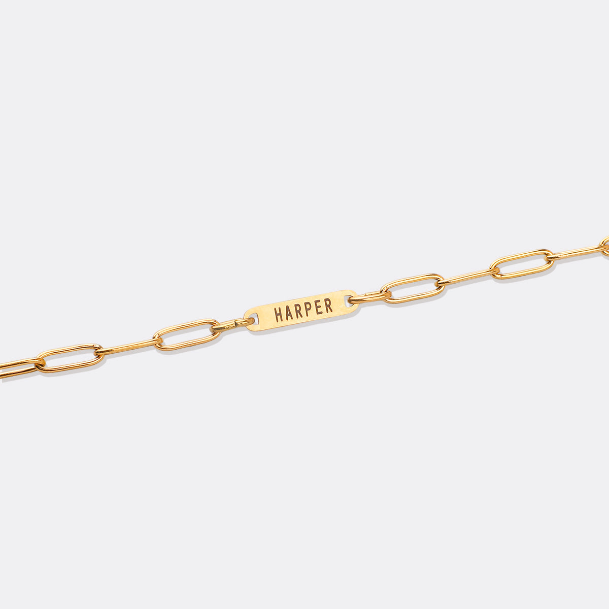Paperclip Bracelet With Names