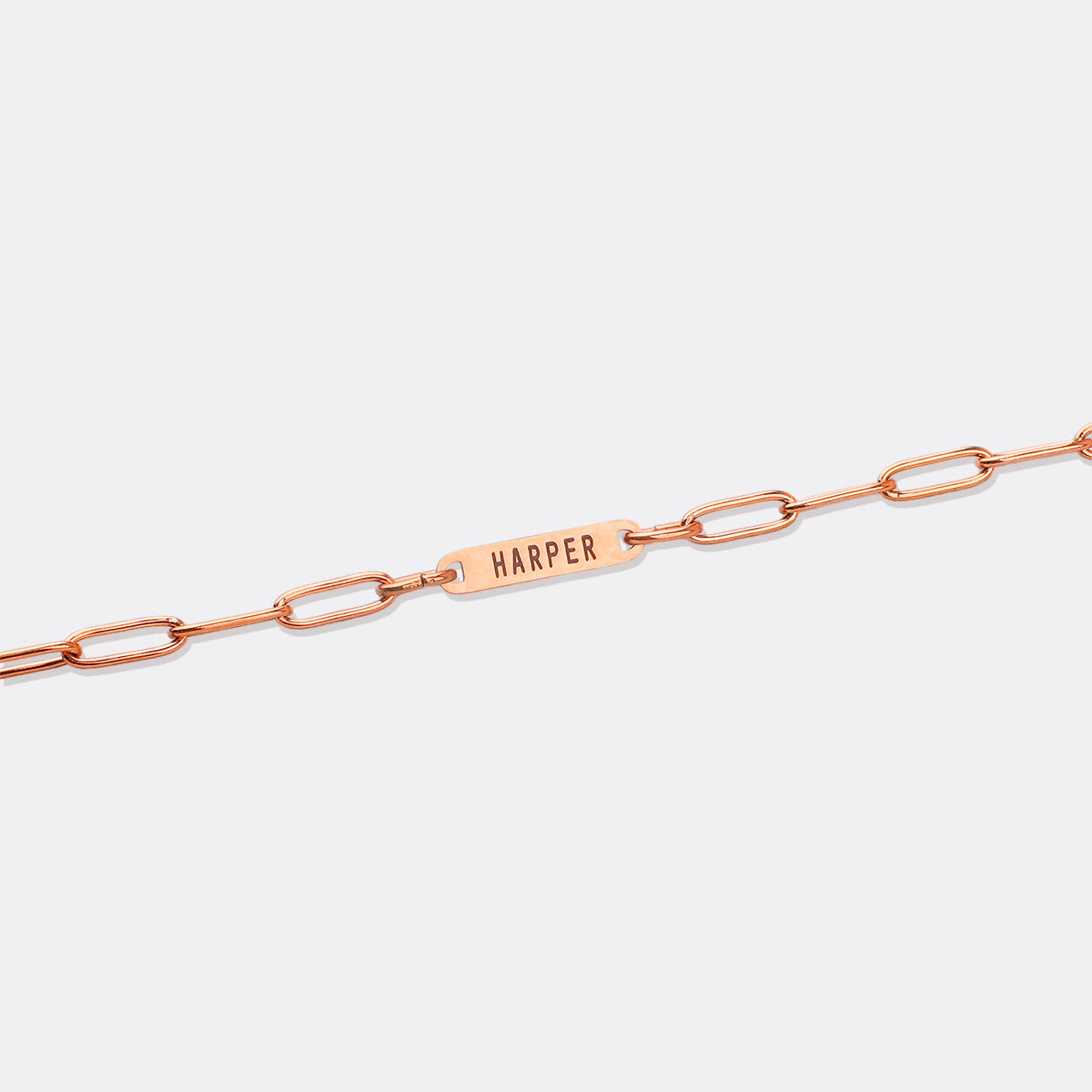 Paperclip Bracelet With Names