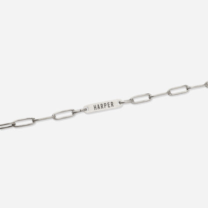 Paperclip Bracelet With Names