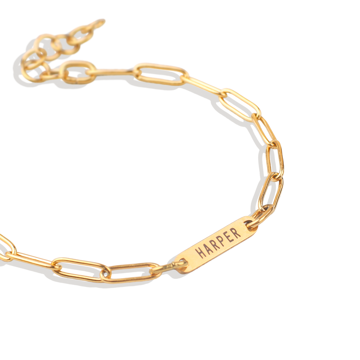 Paperclip Bracelet With Names