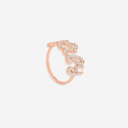 Pave Name Ring