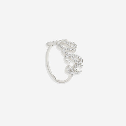 Pave Name Ring
