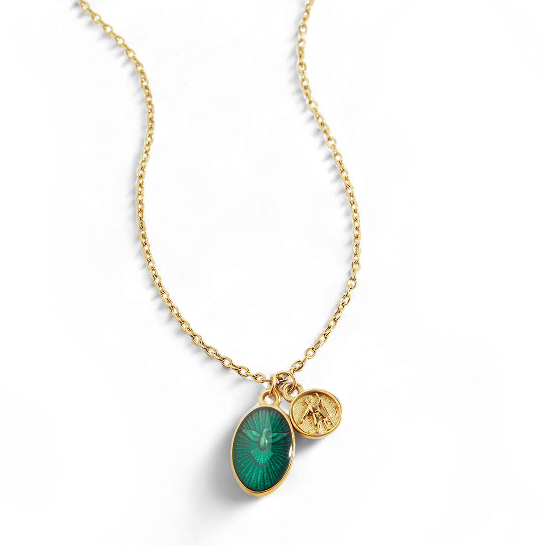 Collier pendentif paix