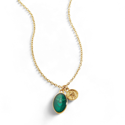 Collier pendentif paix