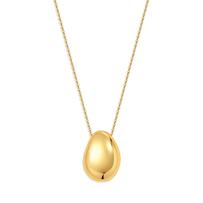 Collier pendentif galet