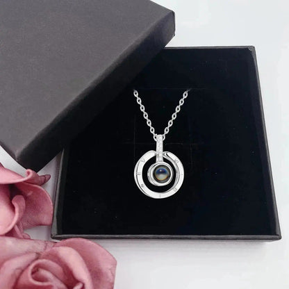 Personalisiertes Valentinstagsgeschenk - Projektionsfoto-Halskette/Armband/Schlüsselanhänger