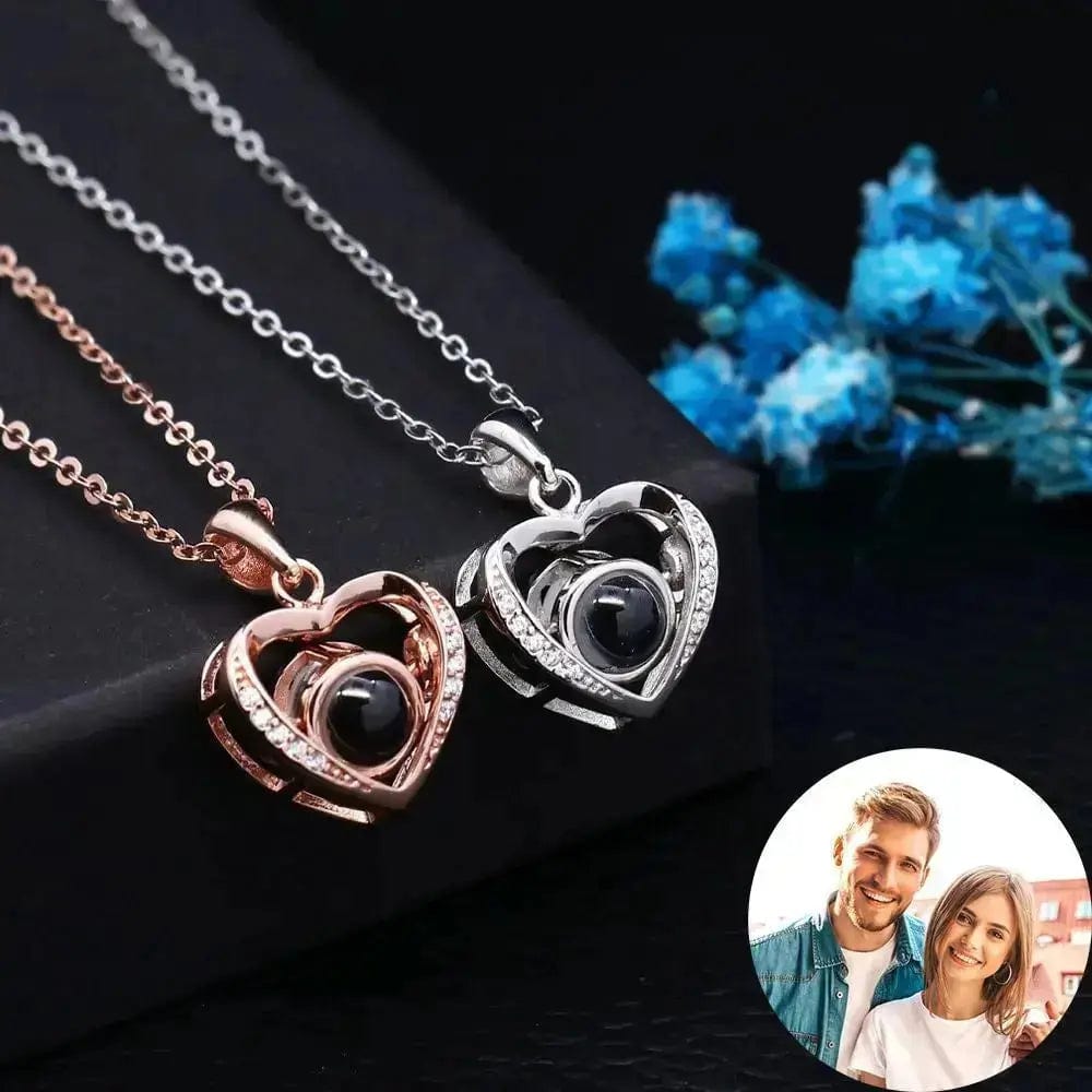 Personalisiertes Valentinstagsgeschenk - Projektionsfoto-Halskette/Armband/Schlüsselanhänger
