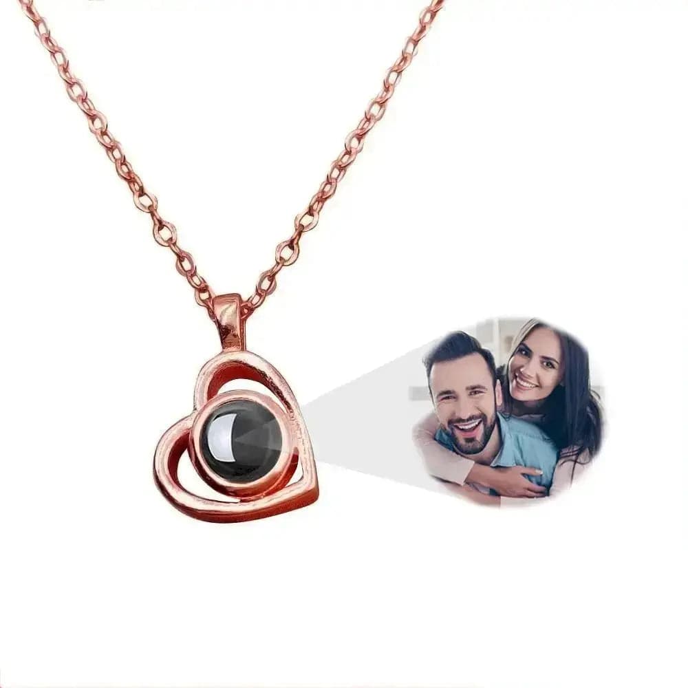 Personalisiertes Valentinstagsgeschenk - Projektionsfoto-Halskette/Armband/Schlüsselanhänger