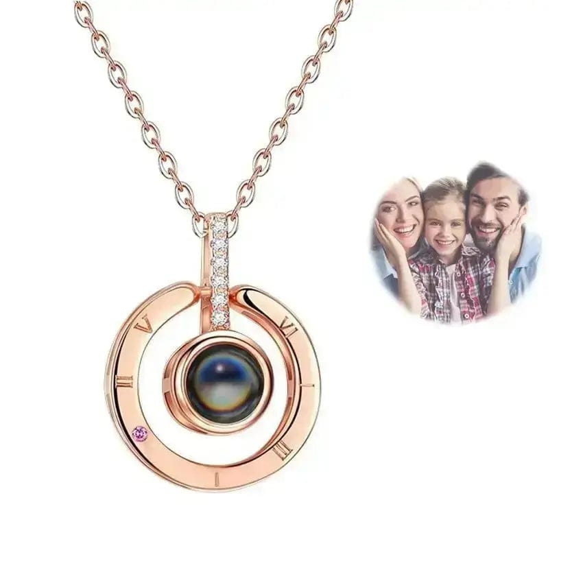 Personalisiertes Valentinstagsgeschenk - Projektionsfoto-Halskette/Armband/Schlüsselanhänger