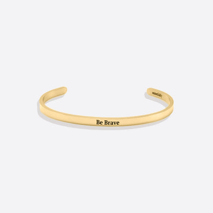 Bracelet manchette fin personnalisé
