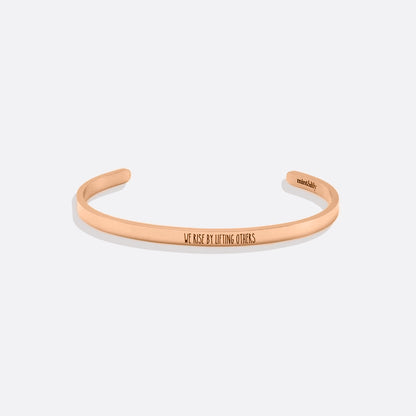 Bracelet manchette fin personnalisé