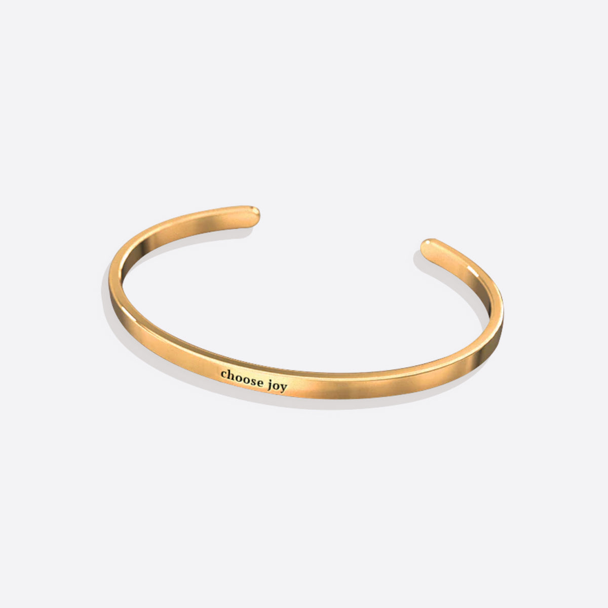 Bracelet manchette fin personnalisé