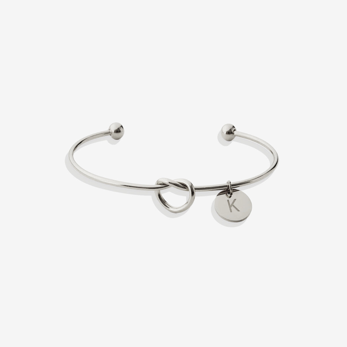 Personalized Tie the Knot Bracelet • Bridesmaid Gift Bracelet