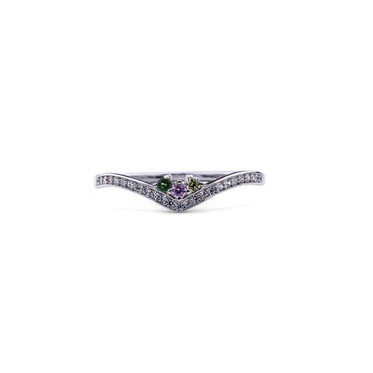 Personalized Venus Birthstone Ring