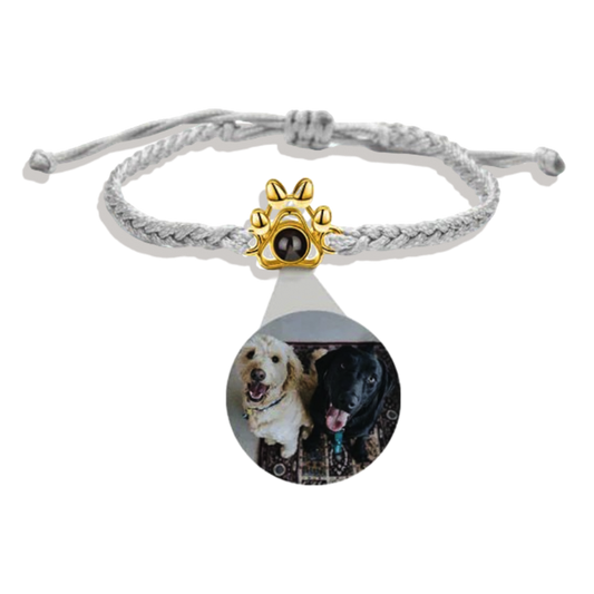 Pet Paw Photo Bracelet