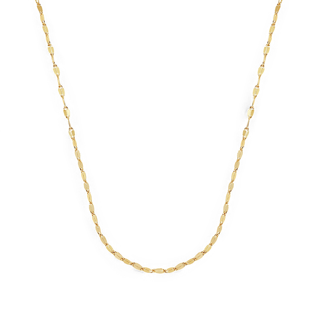 Collier chaîne pétale