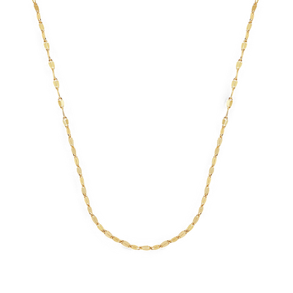 Collier chaîne pétale