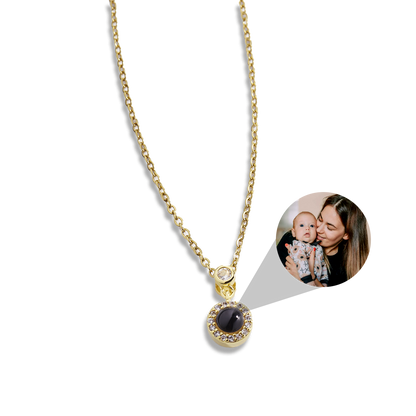 Petite Halo Photo Necklace