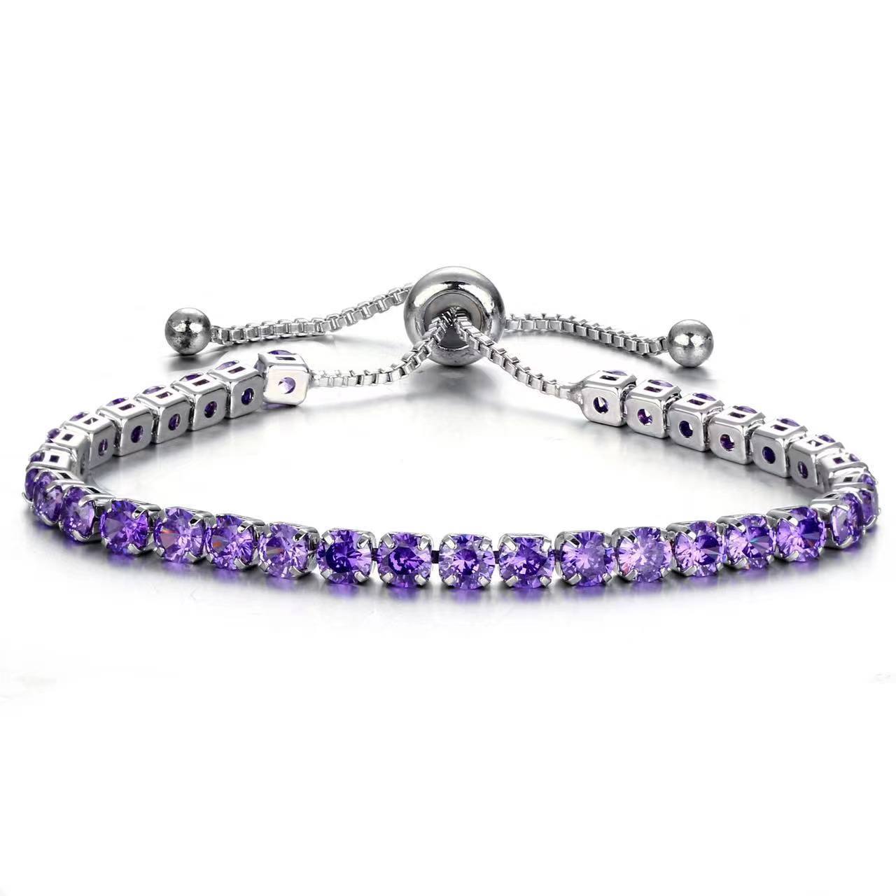 Bedeutungsvolle Farben Tennisarmband