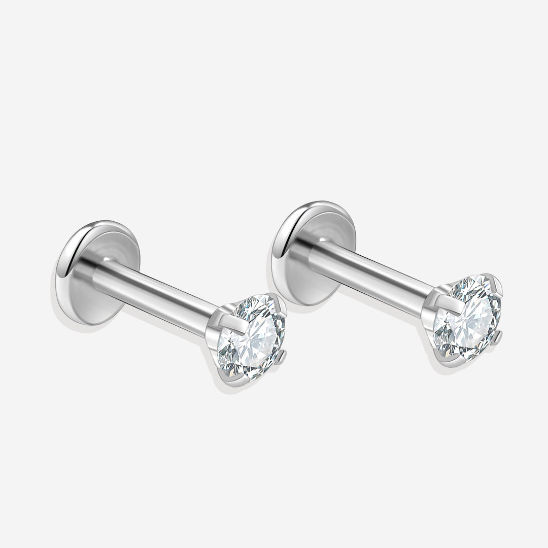Crystal Sleeper Earrings | 18g