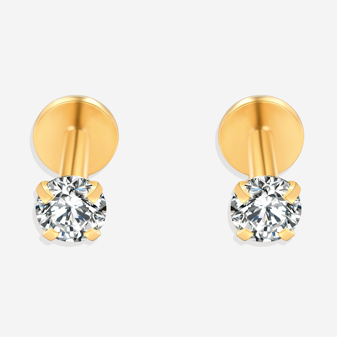 Crystal Sleeper Earrings | 18g