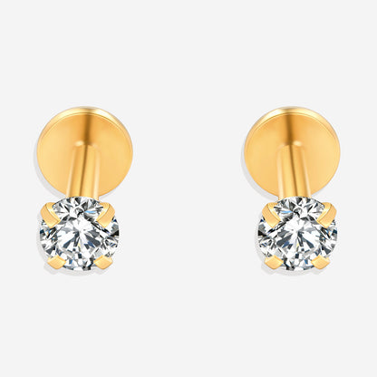 Crystal Sleeper Earrings | 18g
