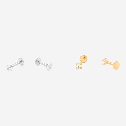 Crystal Sleeper Earrings | 18g