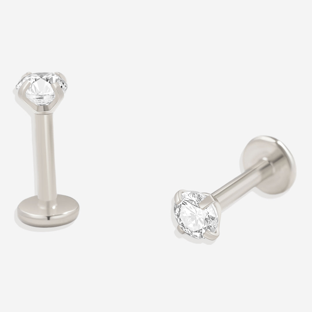 Crystal Sleeper Earrings | 18g