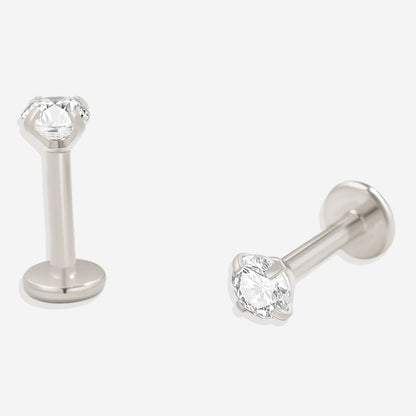 Crystal Sleeper Earrings | 18g