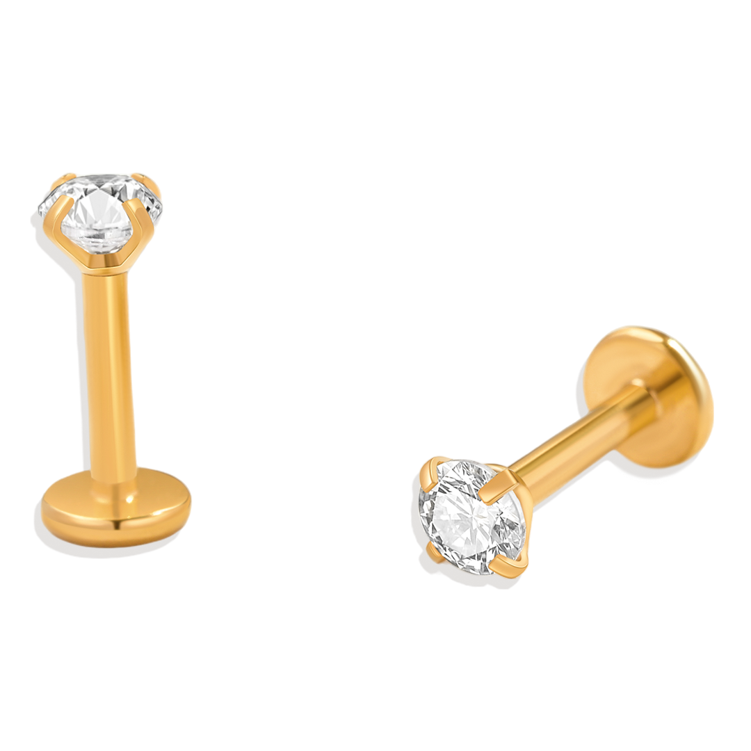 Crystal Sleeper Earrings | 18g
