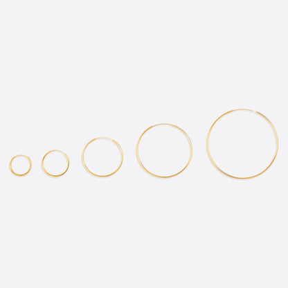 Endless Hoop Earrings