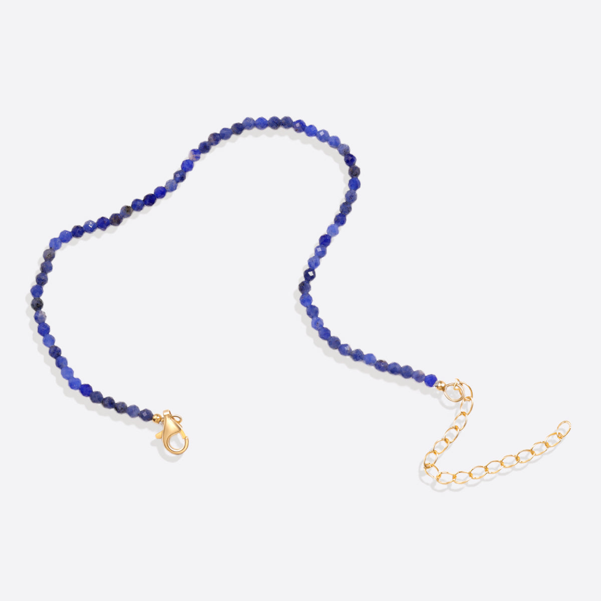 Petit bracelet empilable en perles de lapis-lazuli