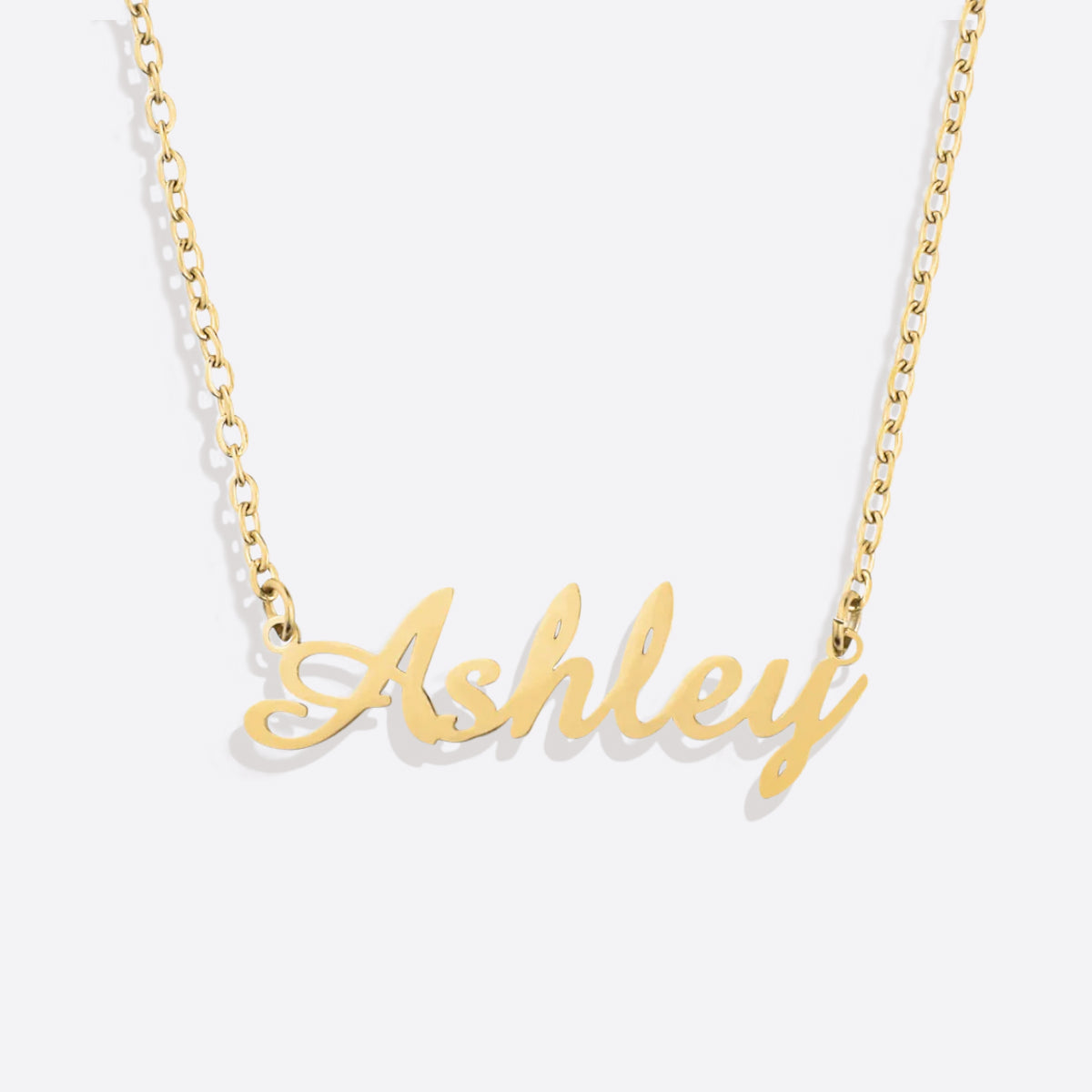 Collier avec nom en plume 