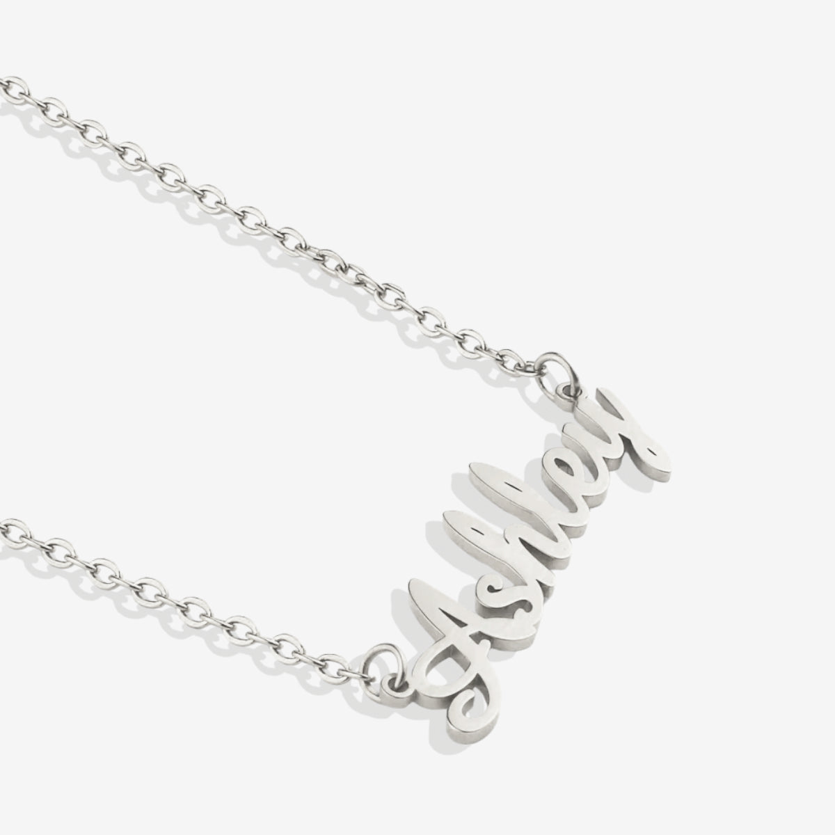 Collier avec nom en plume 