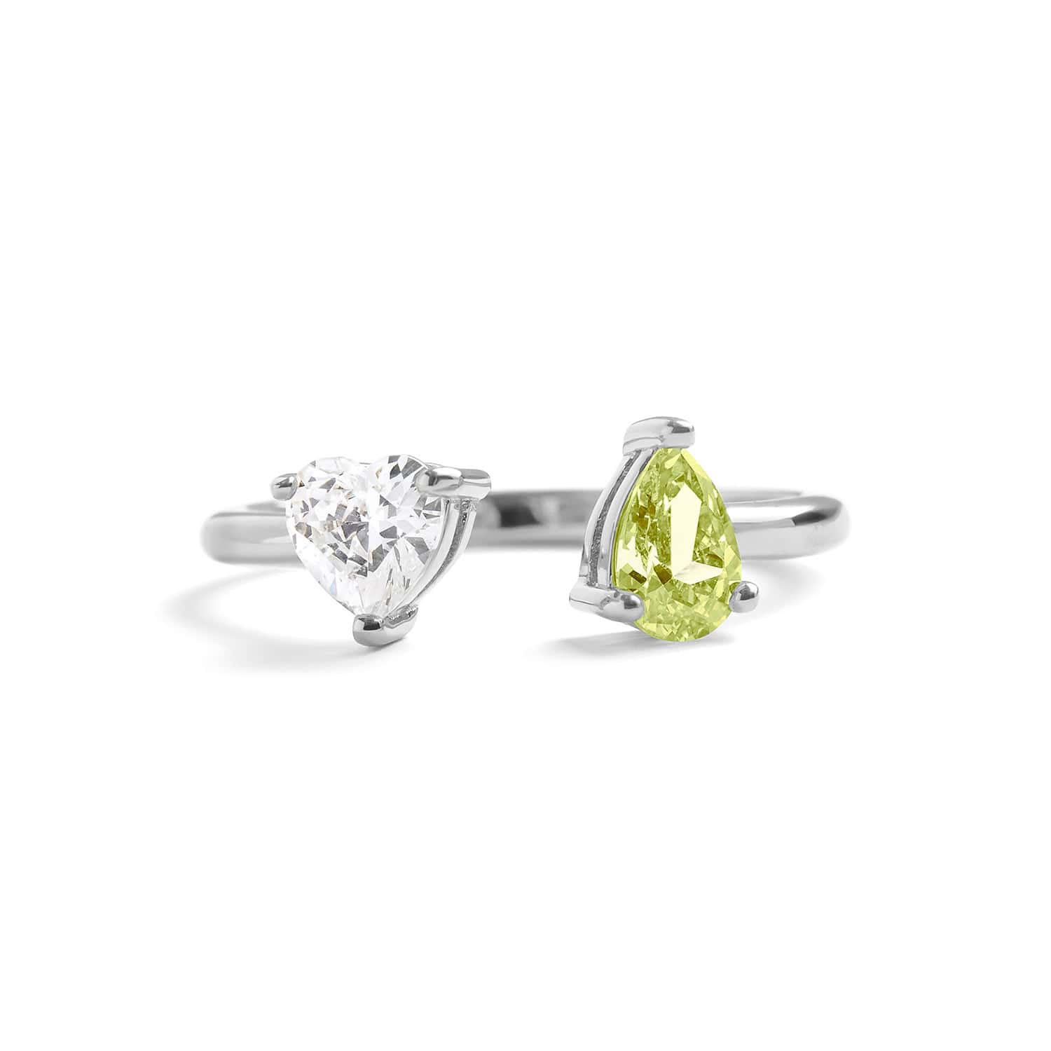 Toi Et Moi Heart Ring - Wear fortune
