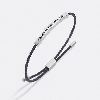 Souviens-toi de qui tu es et redresse ta couronne Inspire Bracelet