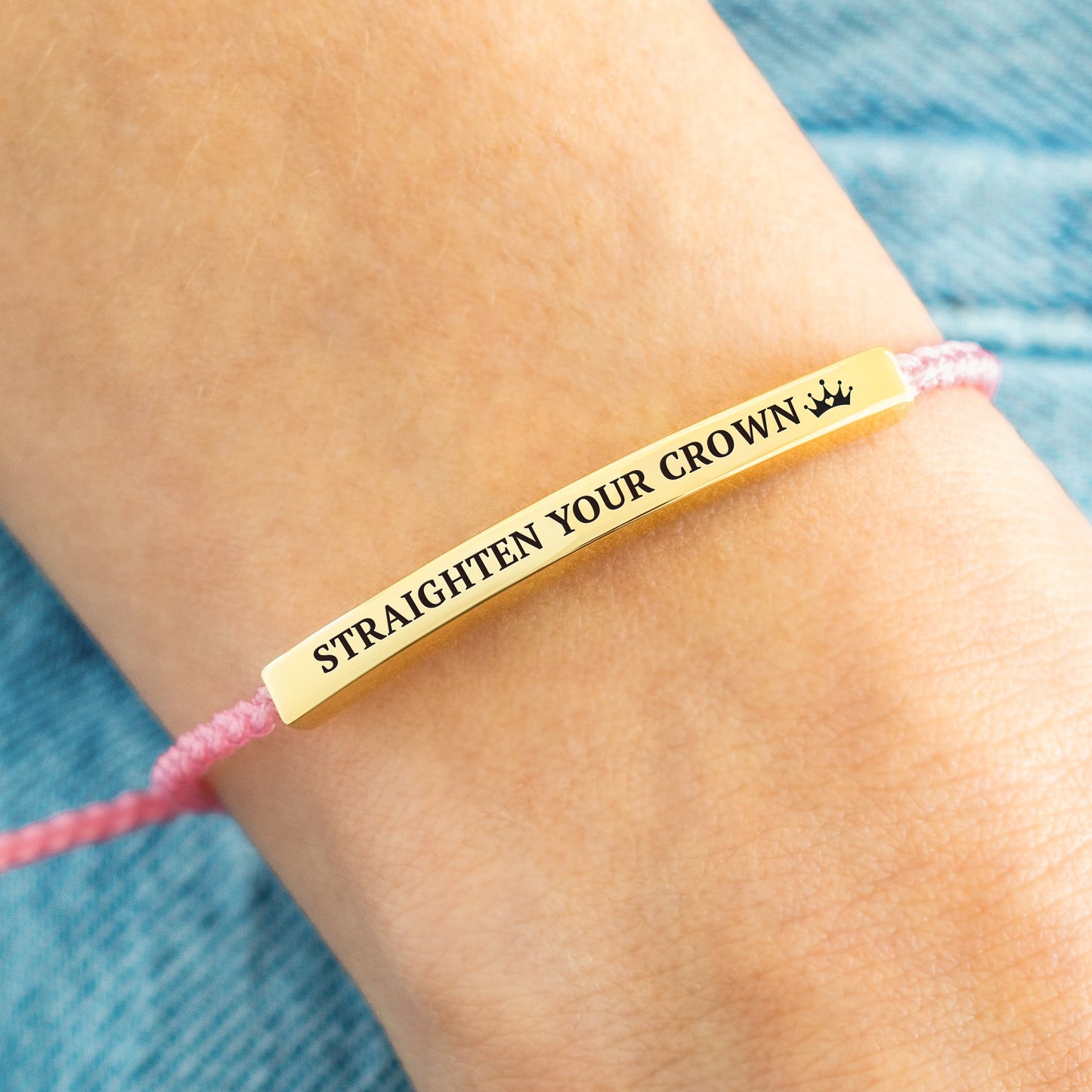 Souviens-toi de qui tu es et redresse ta couronne Inspire Bracelet