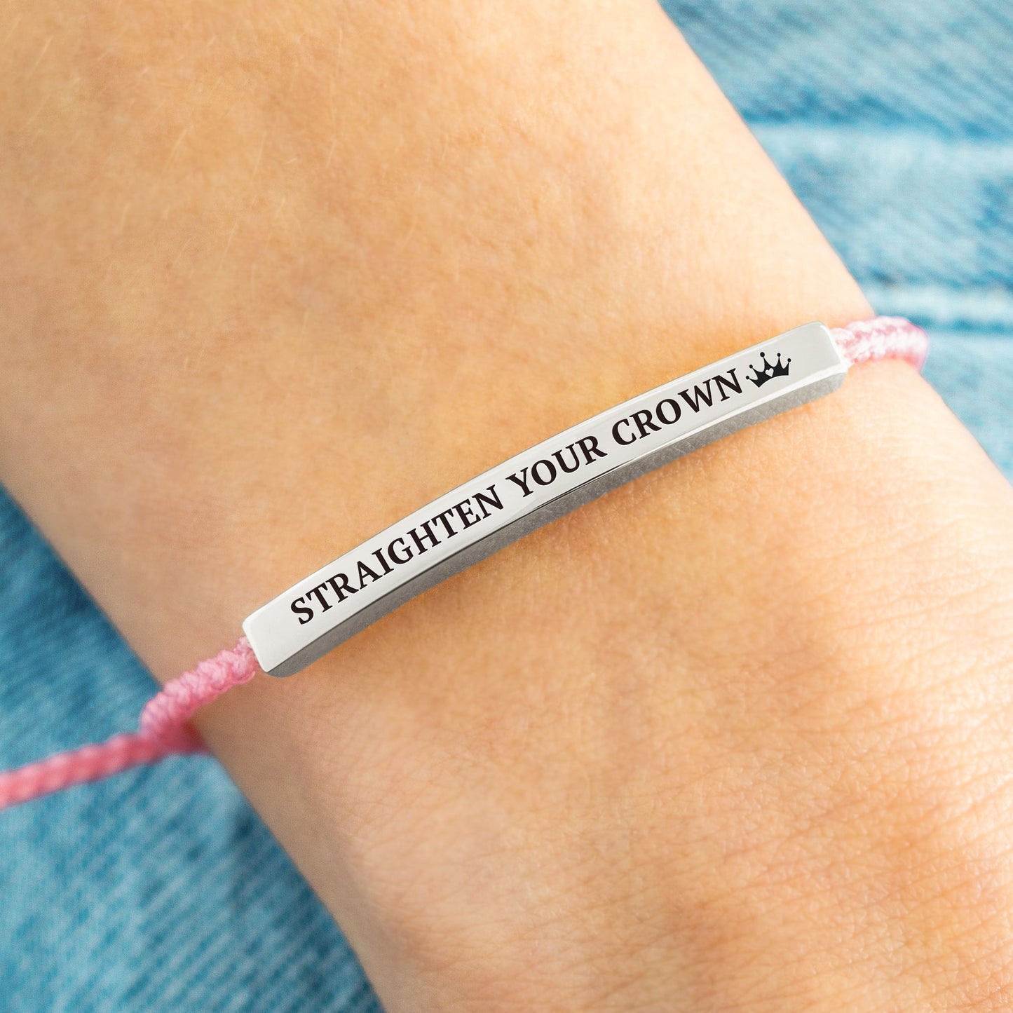 Souviens-toi de qui tu es et redresse ta couronne Inspire Bracelet