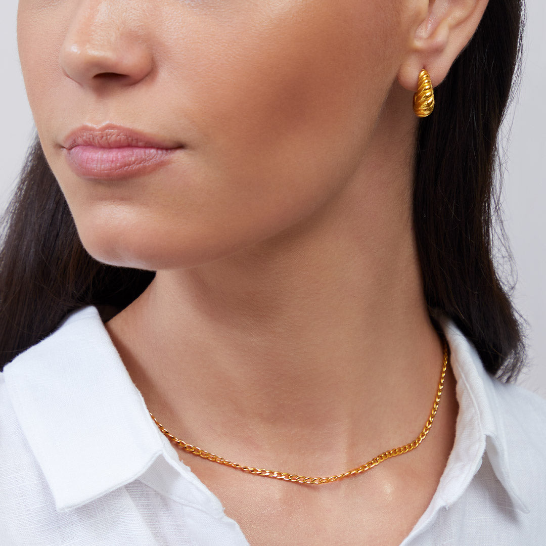 Collier plat cubain