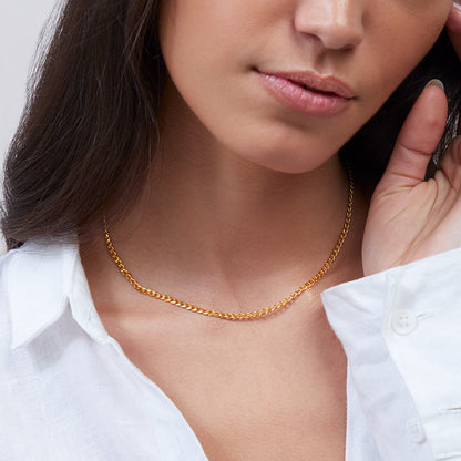 Collier plat cubain