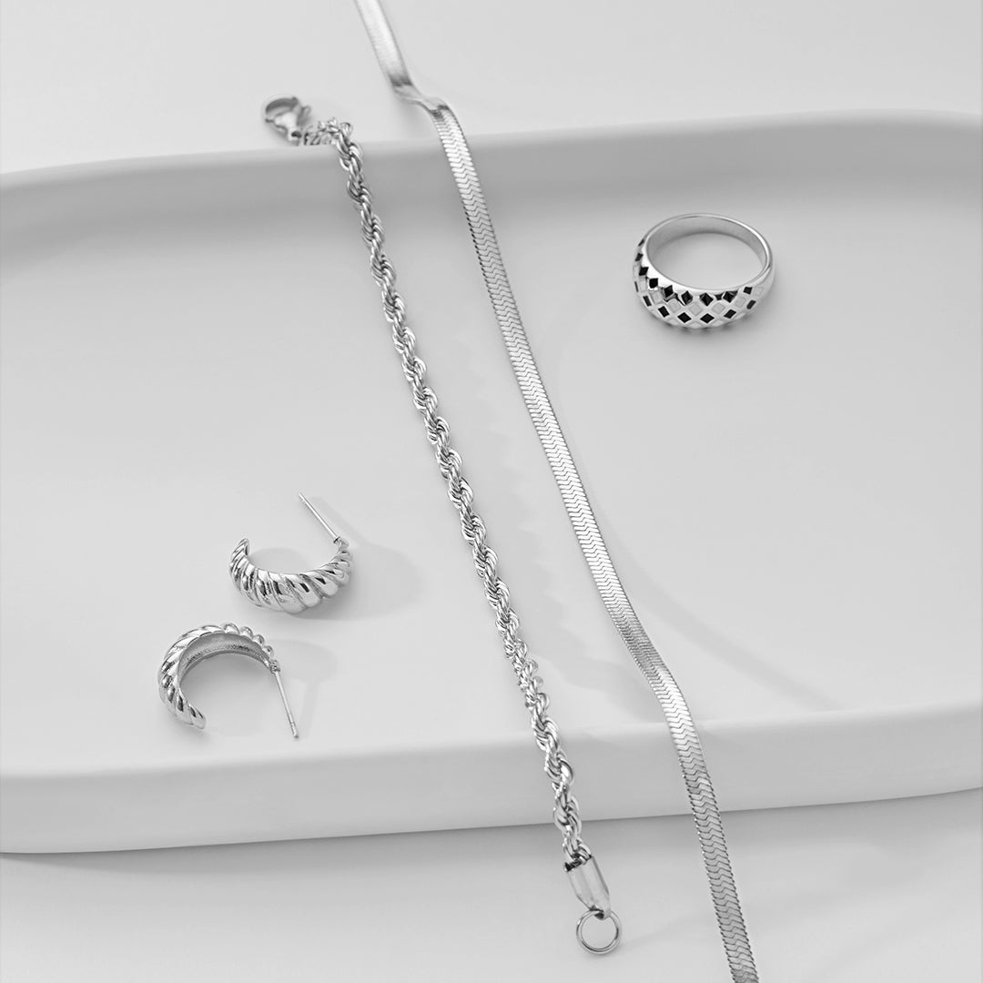 Collier chaîne à chevrons