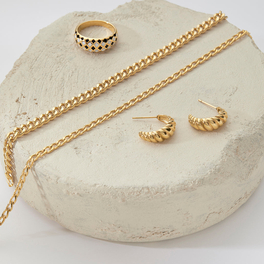 Collier plat cubain
