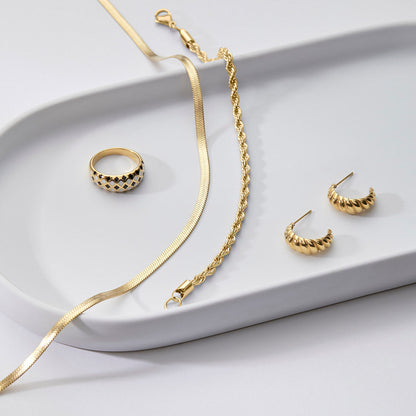 Collier chaîne à chevrons