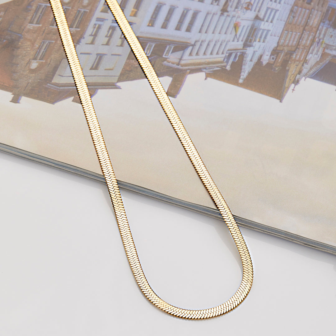 Collier chaîne à chevrons