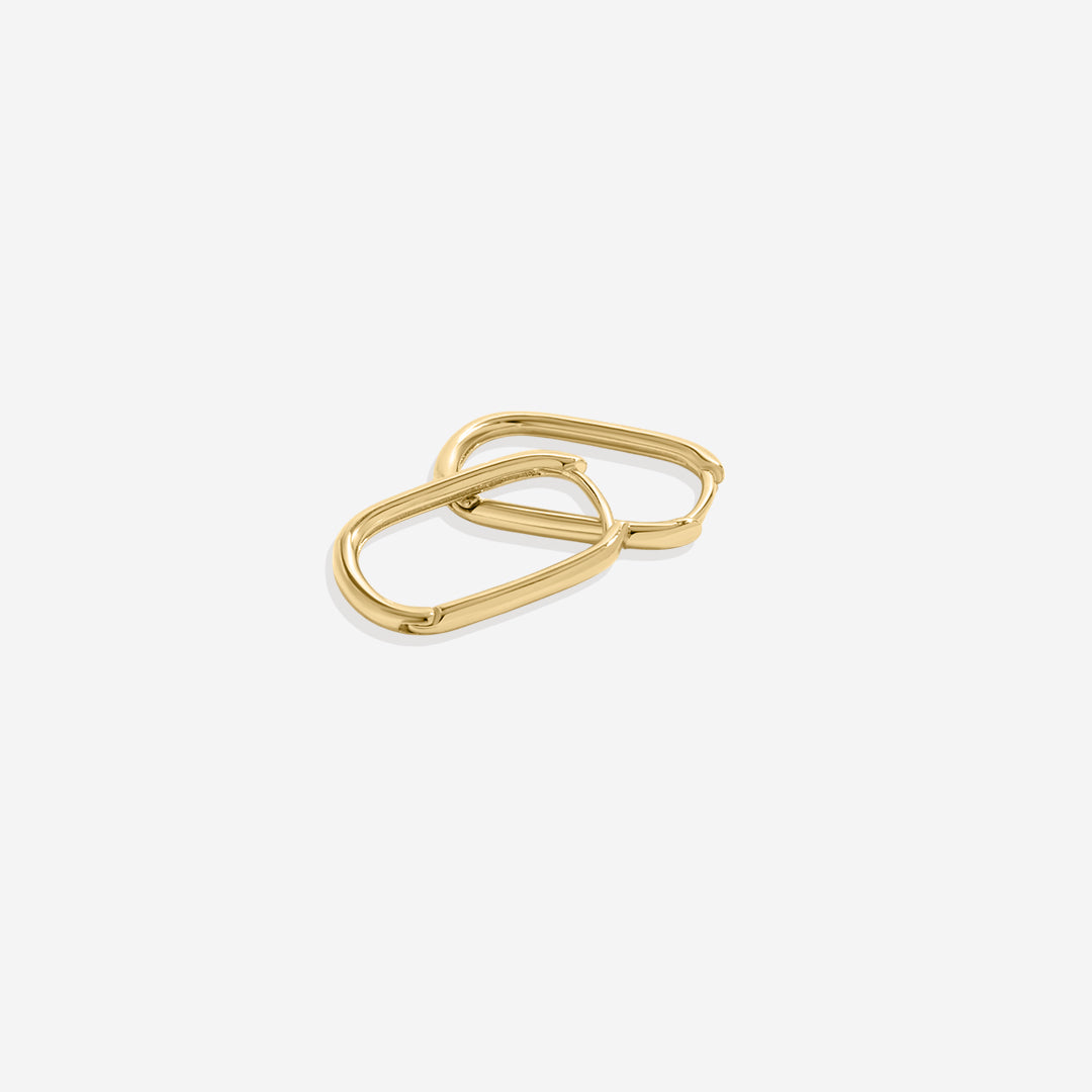 Boucles d'oreilles Huggie rétro