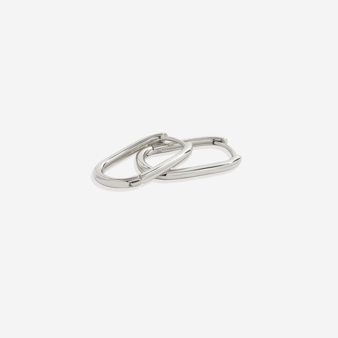 Boucles d'oreilles Huggie rétro